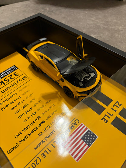 Chevrolet Camaro ZL1 1LE – 3D Diecast Wall Art Display - 32cm x 23cm