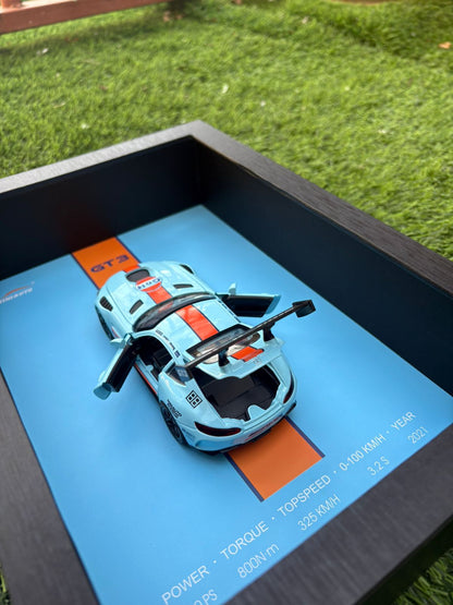 Mercedes - AMG GT3 – 3D Framed Diecast Wall Art (32cm x 23cm)