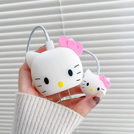 Hello kitty charger protector