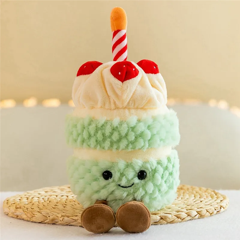 birthday cake plush toy - 23cm