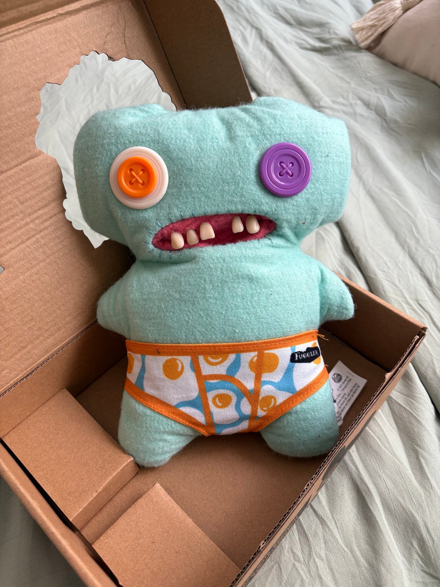funny ugly monster plush toy