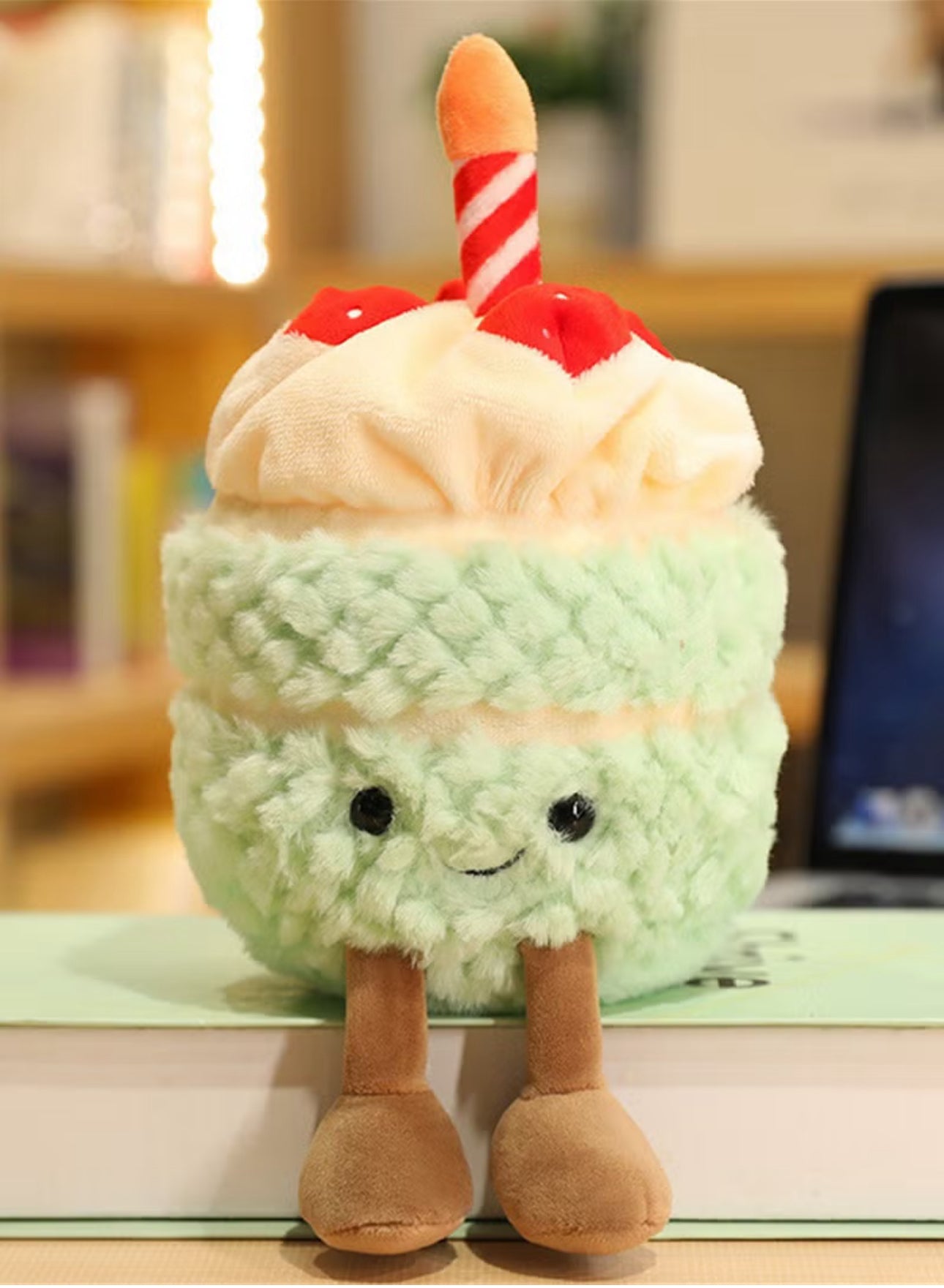 birthday cake plush toy - 23cm
