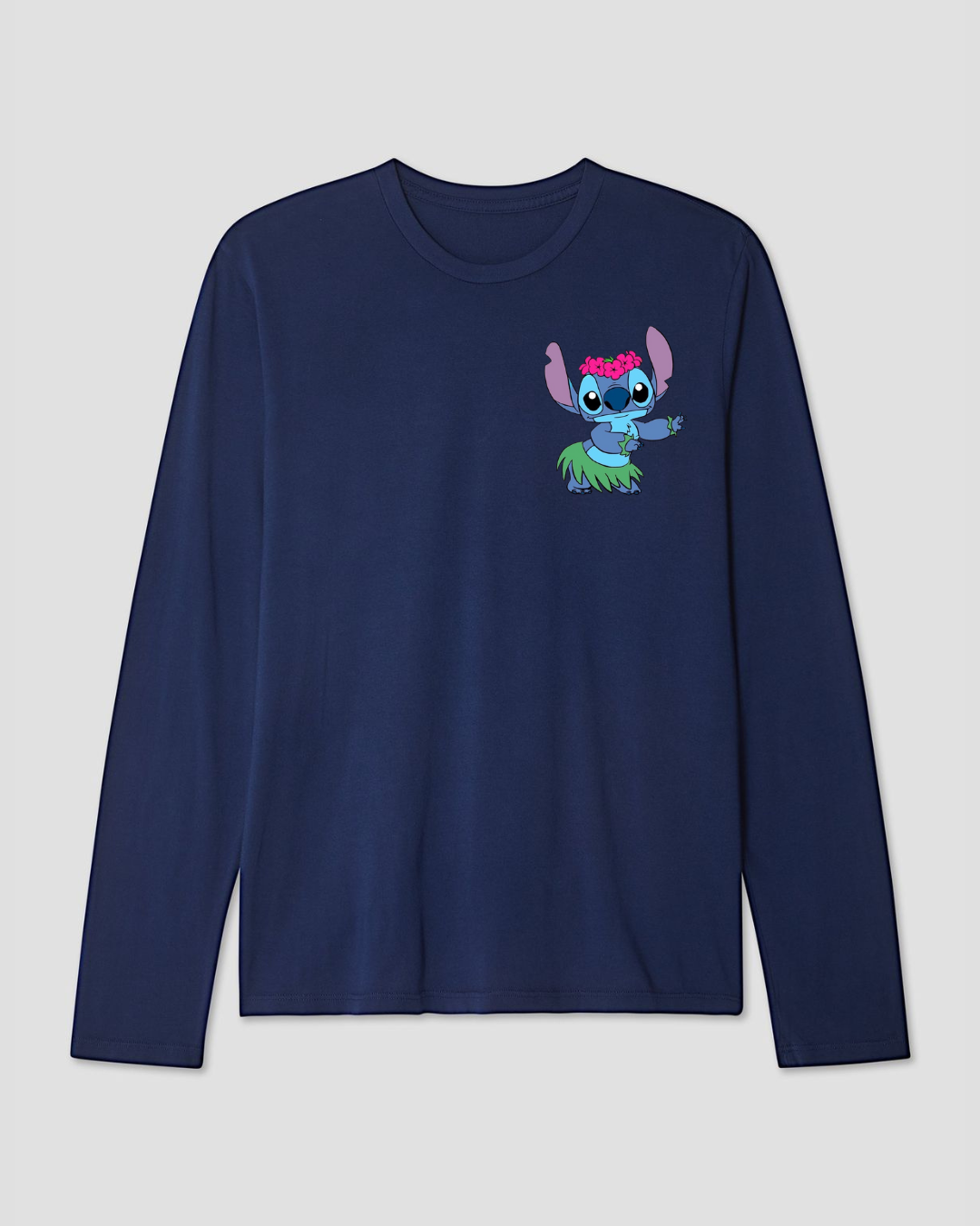 Dancing Stitch Long Sleeve Cotton T-shirt