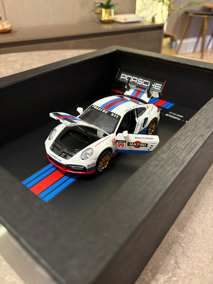 3D Car Frame Wall Art - Porsche 911 GT3 RSR with Specs – 32cm x 23cm - Photo 4 | Pinky Promise