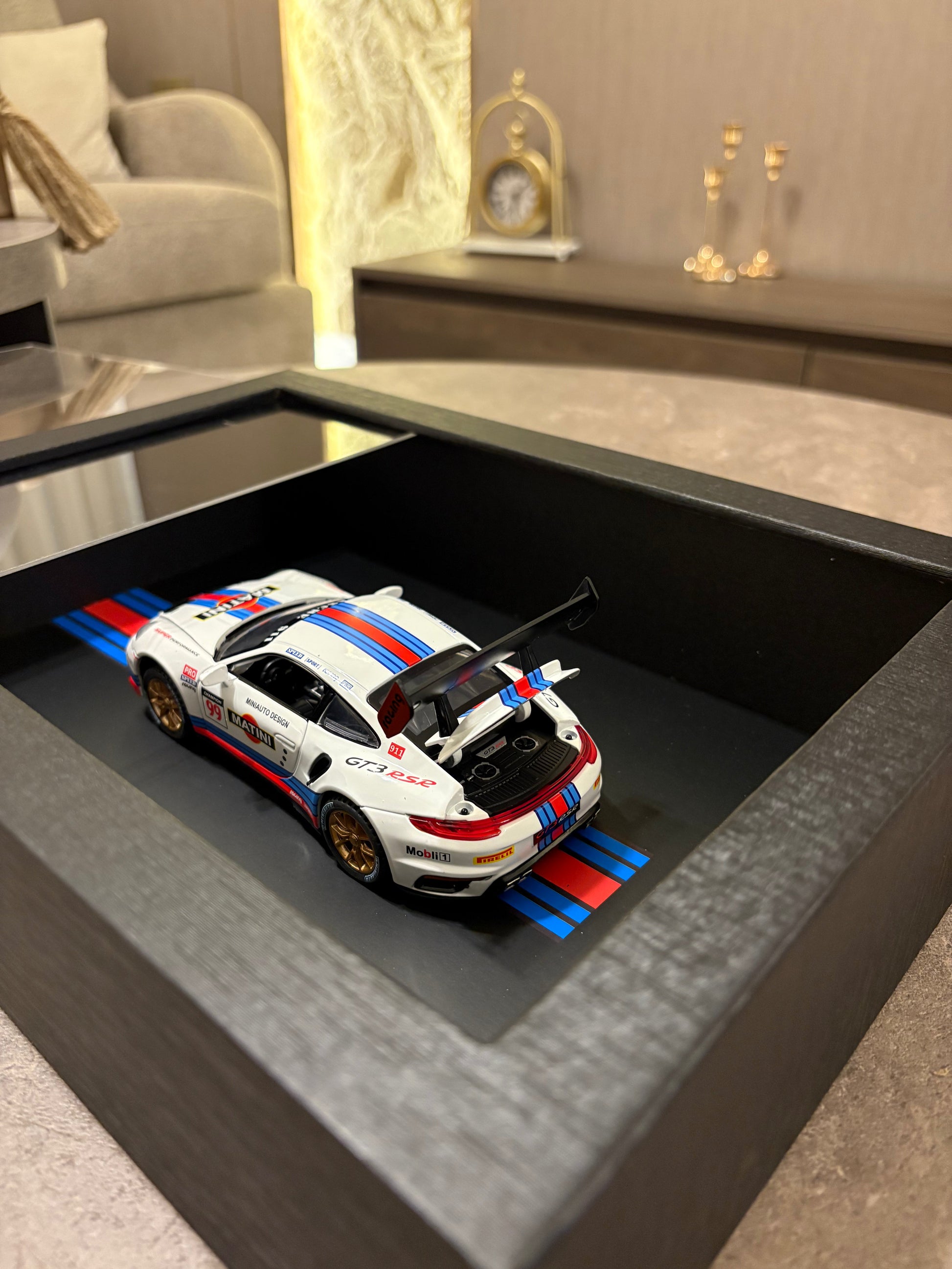 3D Car Frame Wall Art - Porsche 911 GT3 RSR with Specs – 32cm x 23cm - Photo 6 | Pinky Promise