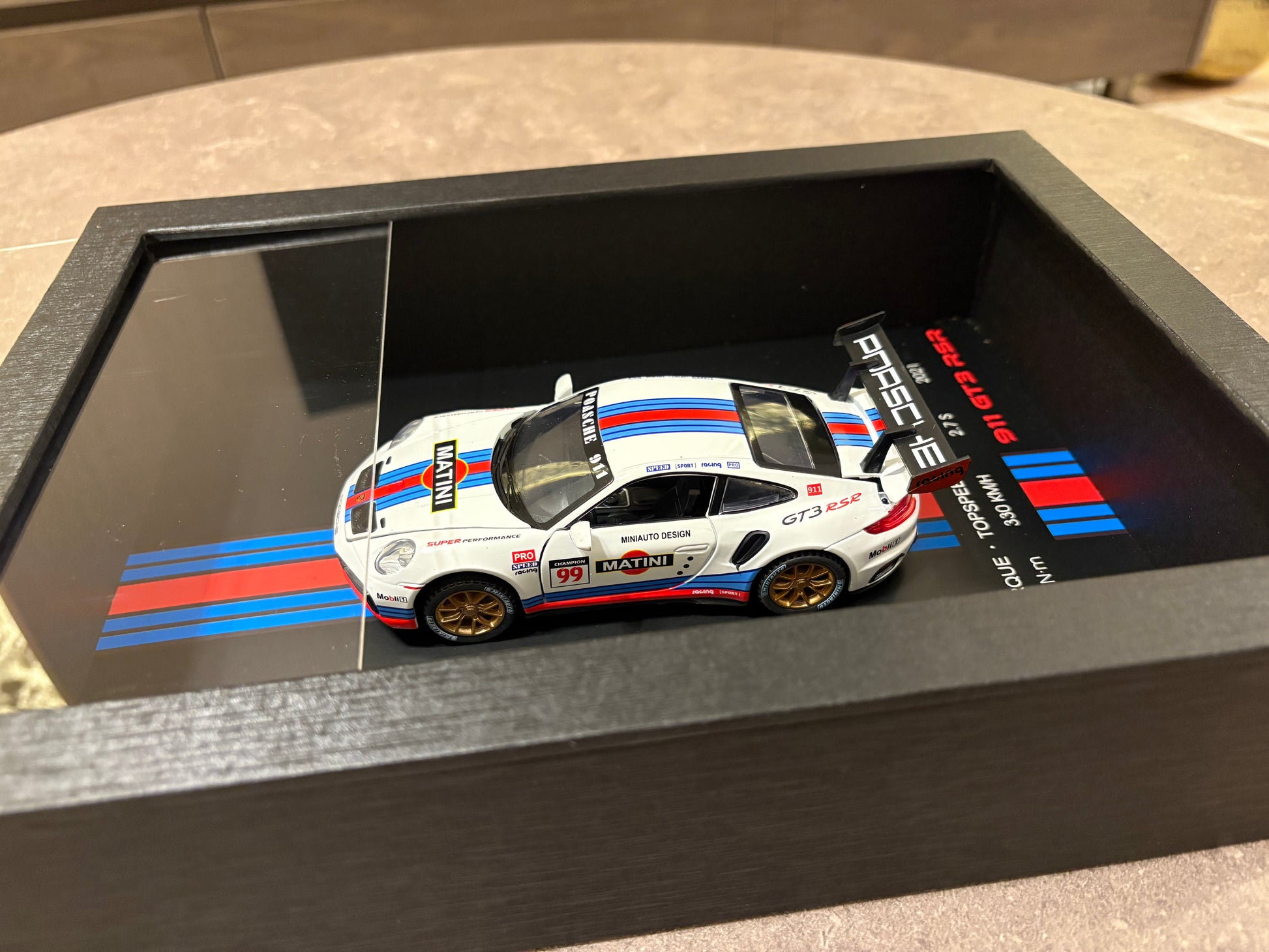 3D Car Frame Wall Art - Porsche 911 GT3 RSR with Specs – 32cm x 23cm - Photo 8 | Pinky Promise
