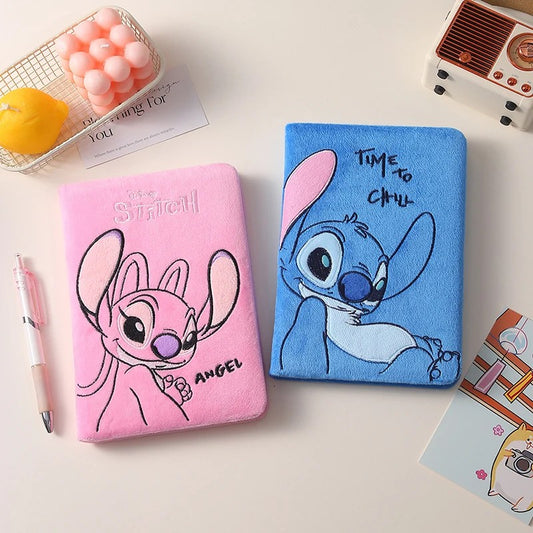 Stitch fuzzy notebook