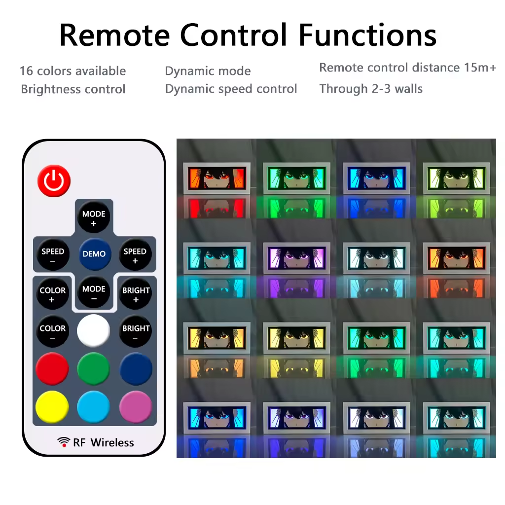 Stitch & Angel LED Light Frame