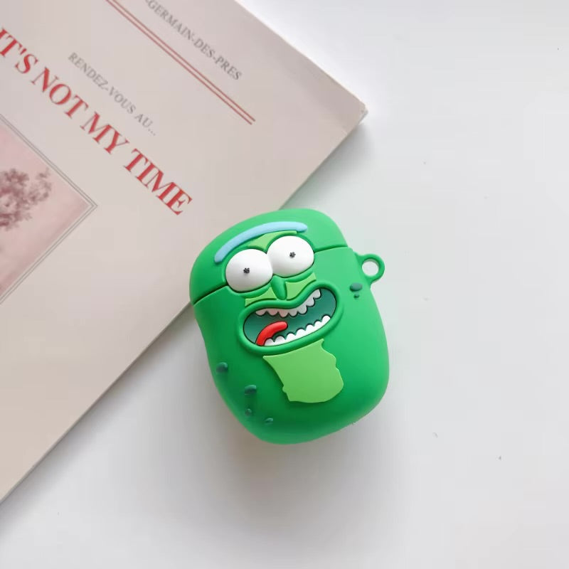 Pickle Rick airpods case