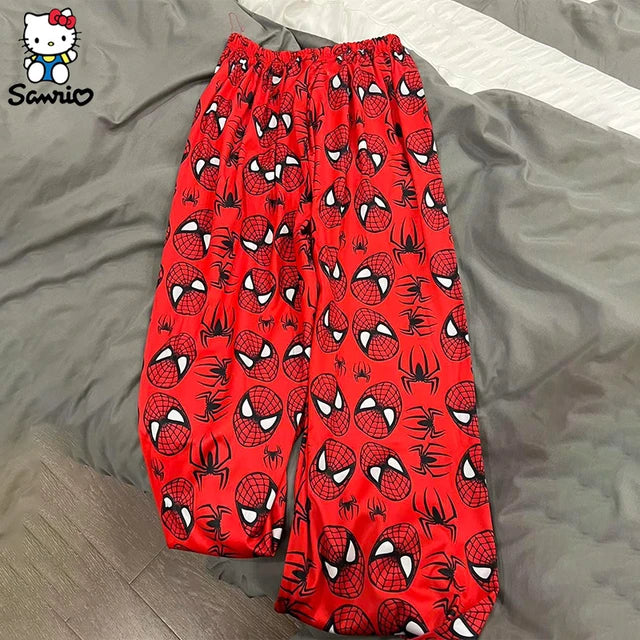 Spider man winter pajama pants