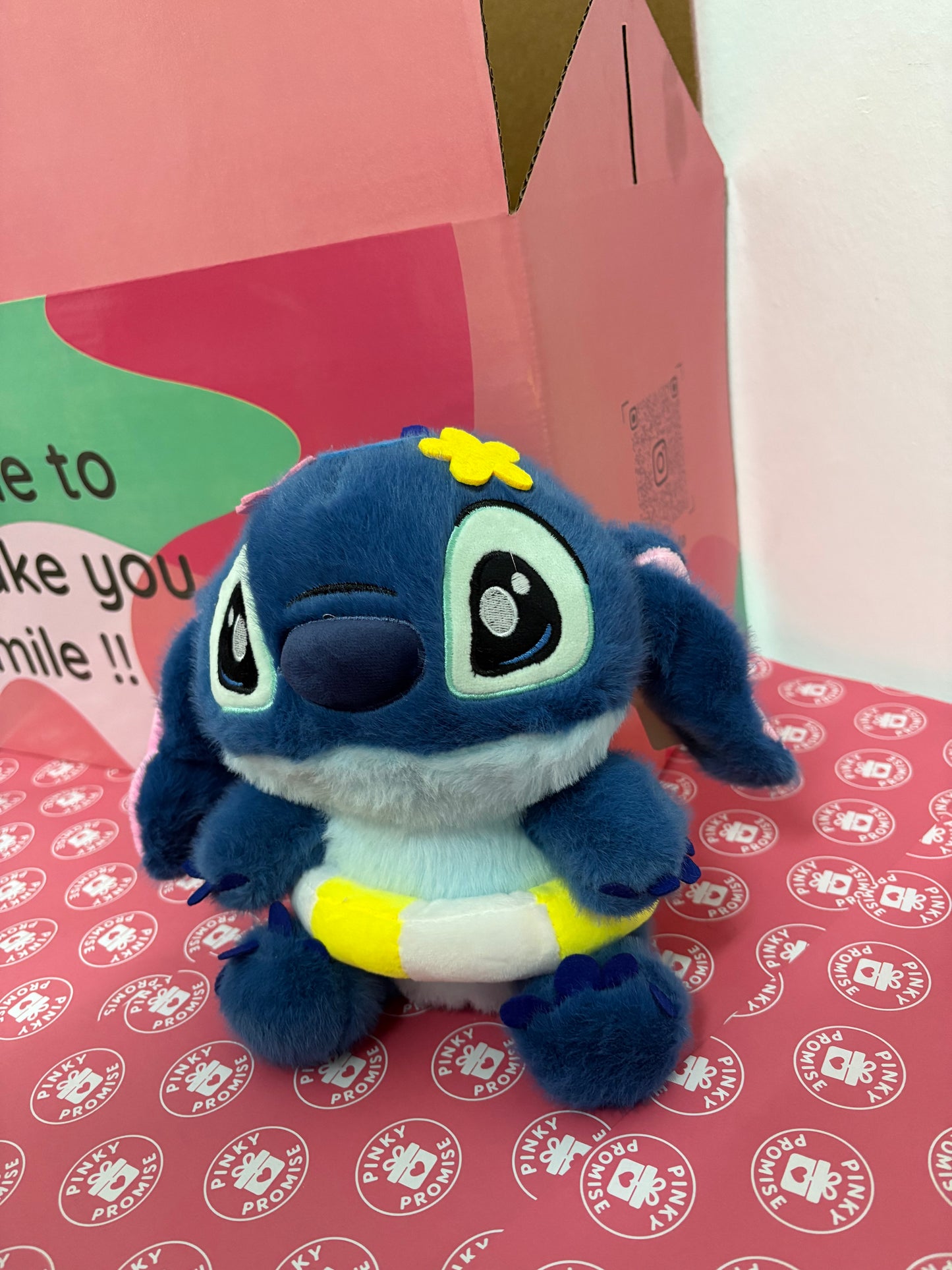 Stitch adorable plush toy ( moving tail )  - 25 cm