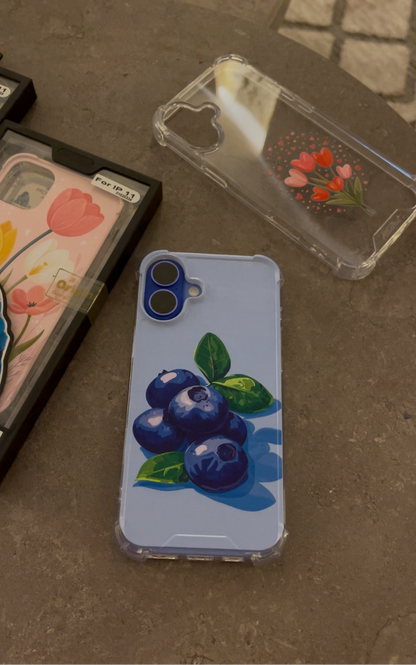 Blue berry phone case