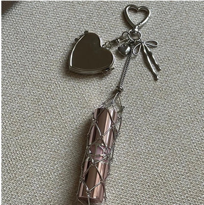 Lipstick holder keychain
