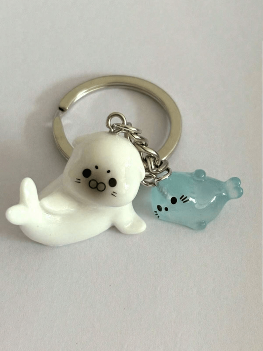 Cute sea lion keychain