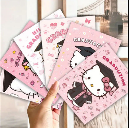 Random Hello kitty graduation card