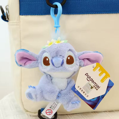 Stitch and angel Plush keychains