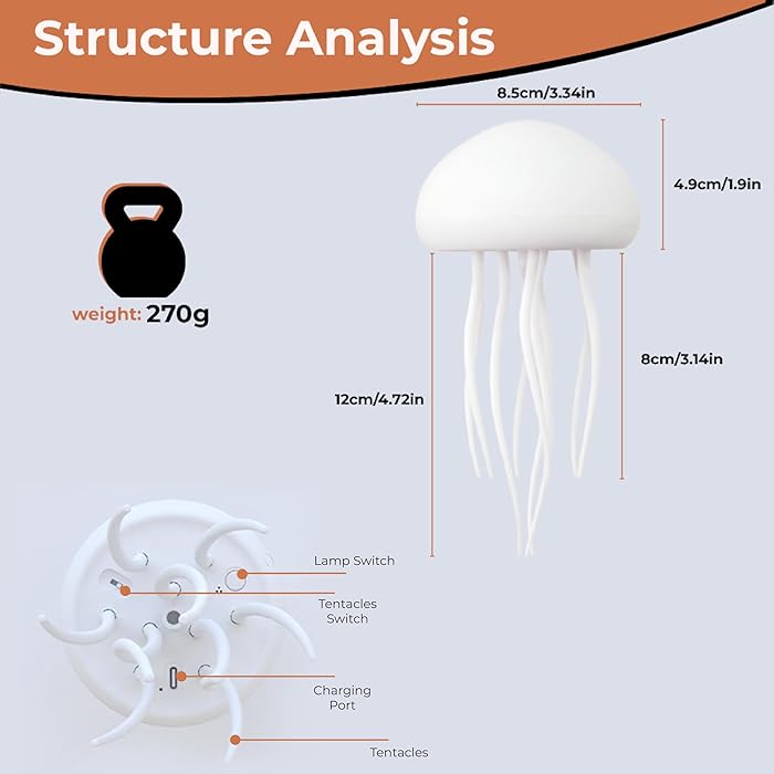 Jellyfish Lamp Light