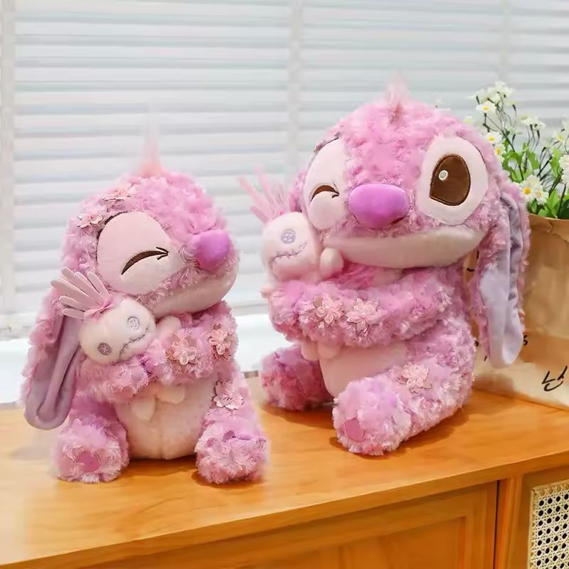 pink stitch ( angel ) plush toy