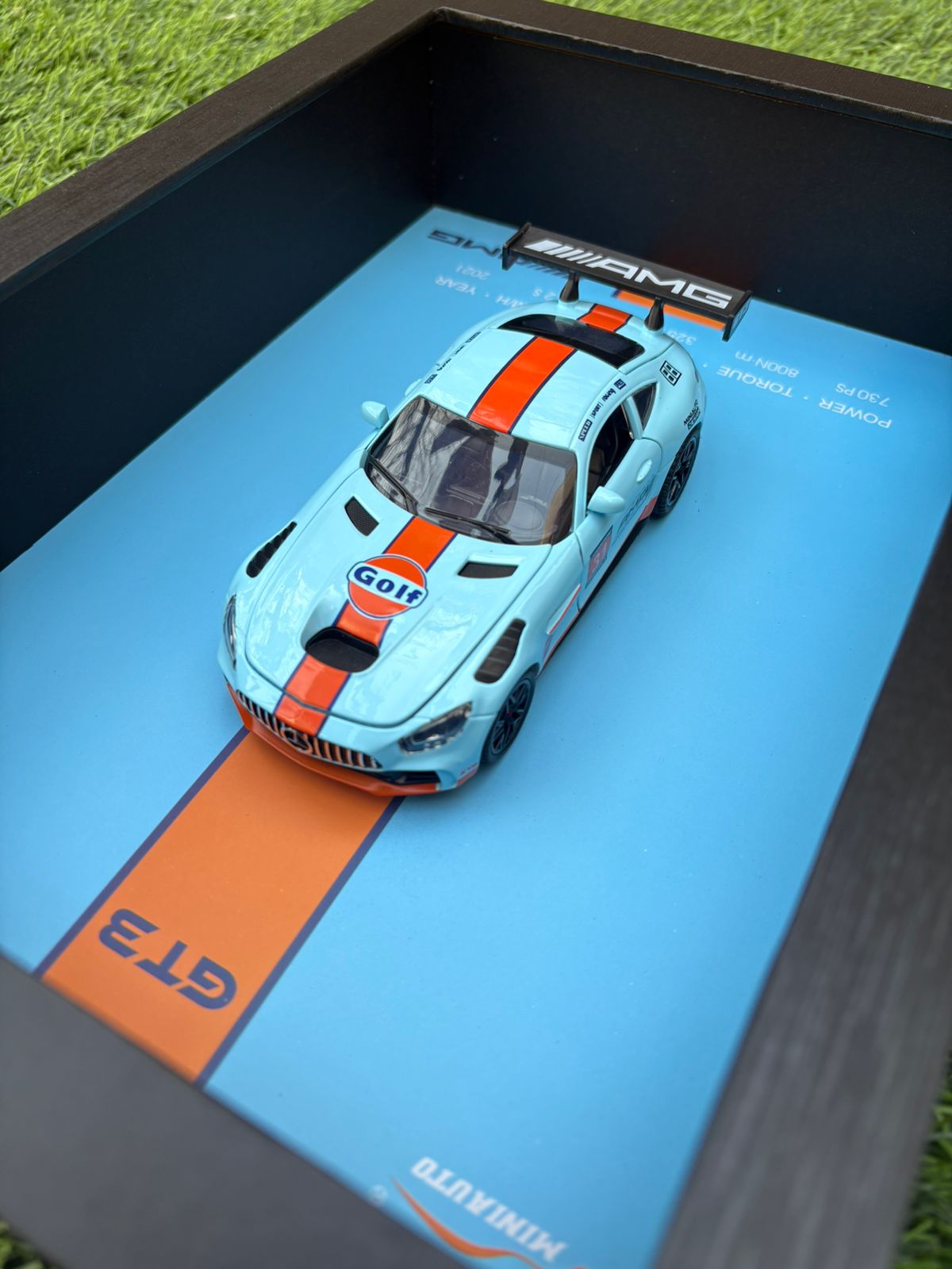 Mercedes - AMG GT3 – 3D Framed Diecast Wall Art (32cm x 23cm)