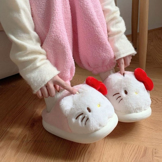 Hello kitty winter slippers