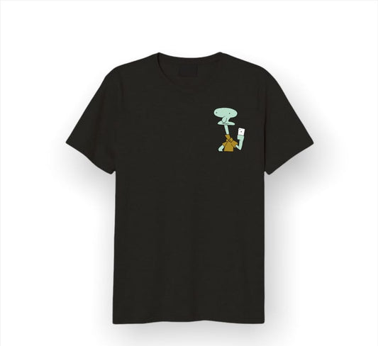 squidward selfie t-shirt