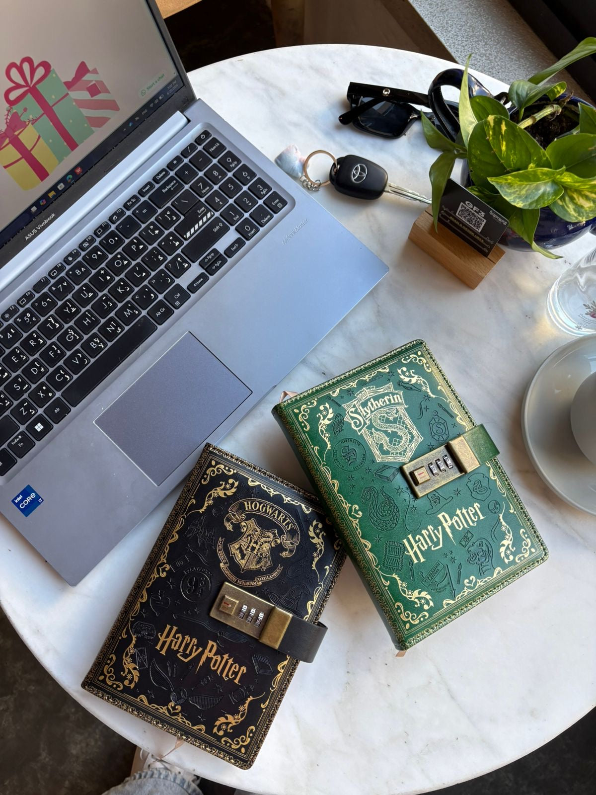 Harry potter journal notebook with lock