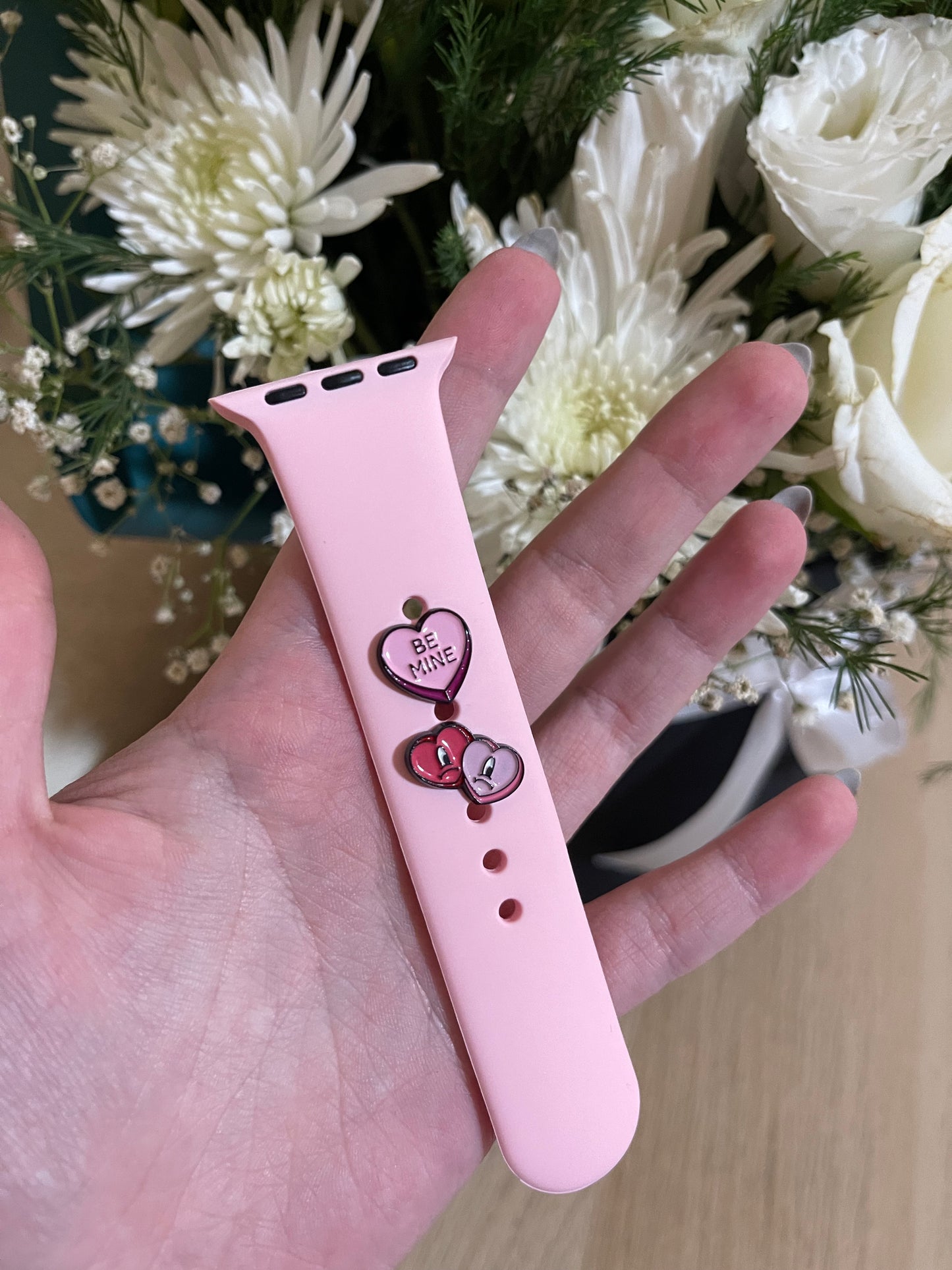 Heart Apple watch band charm