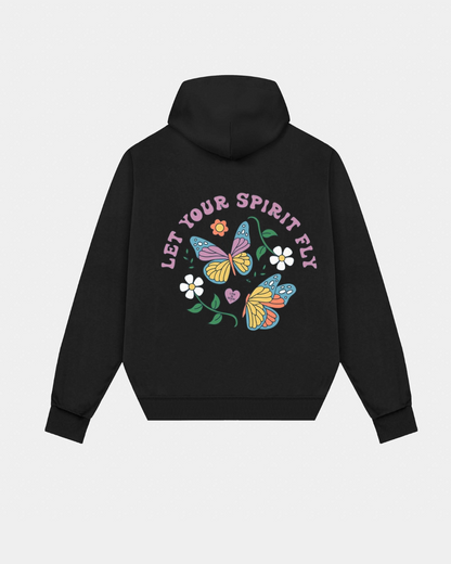 Butterfly hoodie - Back + front print