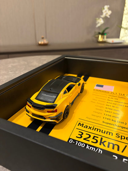 Chevrolet Camaro ZL1 1LE – 3D Diecast Wall Art Display - 32cm x 23cm