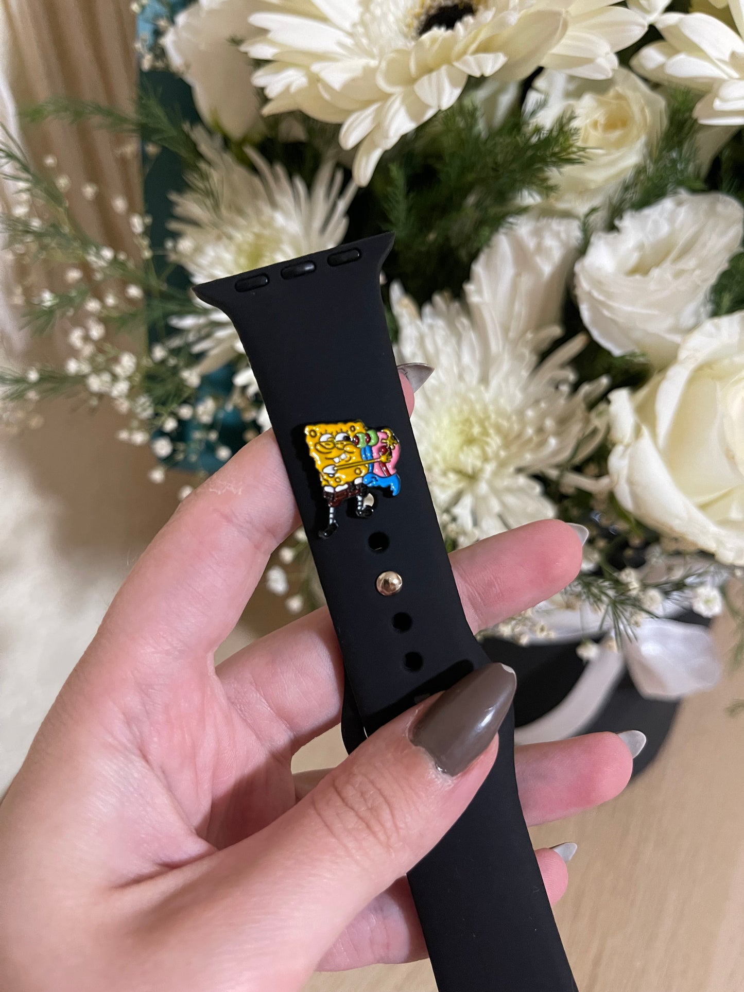 Spongebob Apple watch band charm