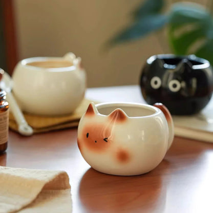 Kawaii Chubby Cat Ceramic Mugs