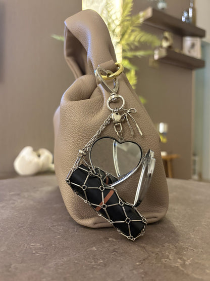 Lipstick holder keychain