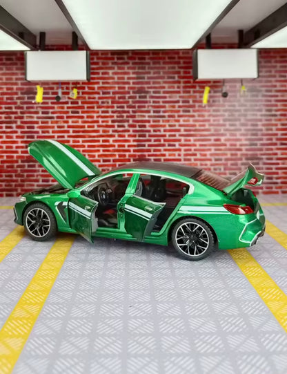 Green BMW M8 Manhart Edition Diecast Model Car - Premium Desk Decor & Collectible Gift