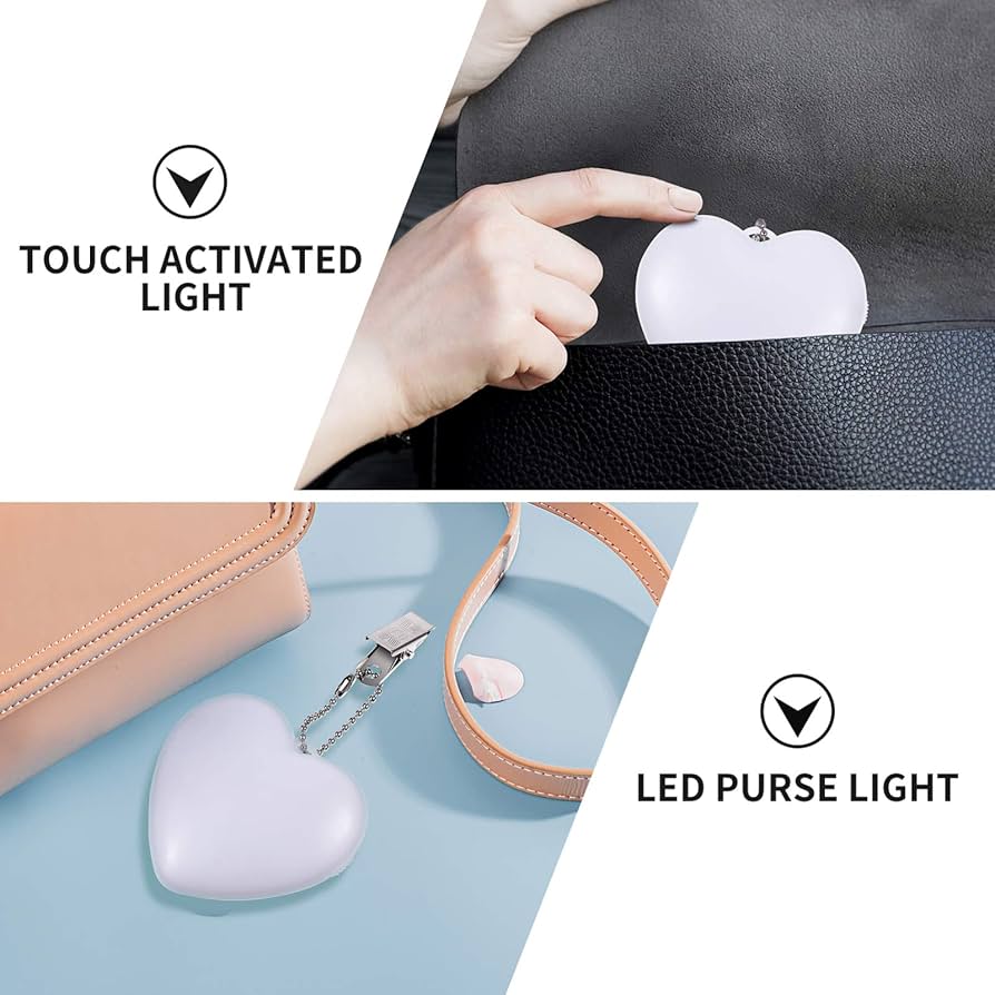 Light up purse keychains