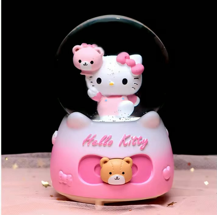 Hello kitty snow globe