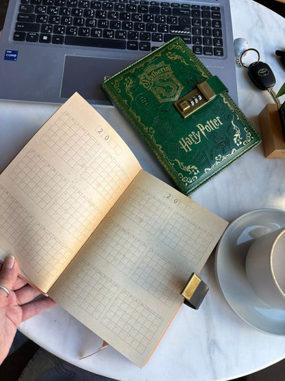Harry potter journal notebook with lock