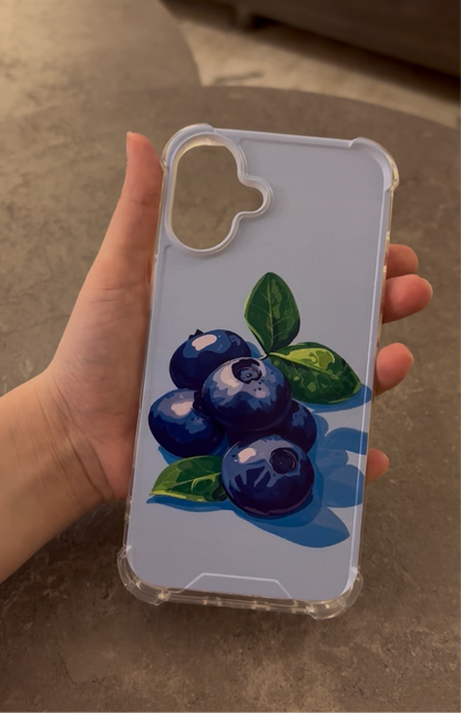 Blue berry phone case