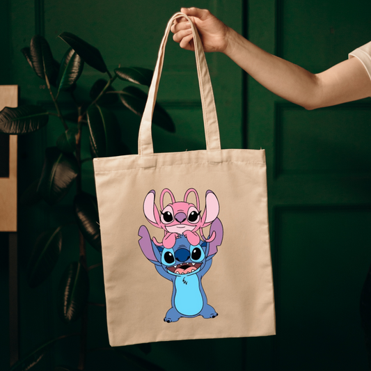 Stitch and Angel Tote Bag