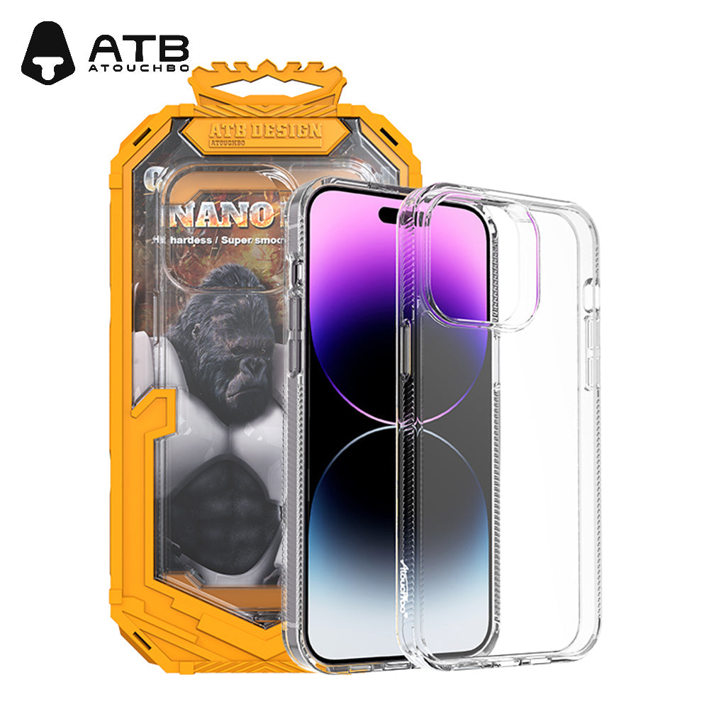 Clear protective phone case