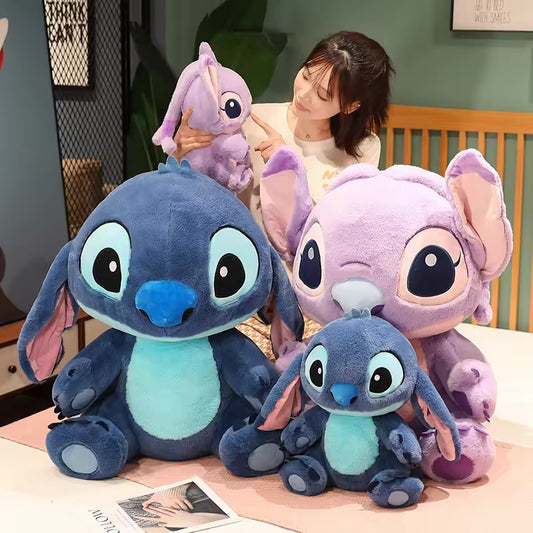 Stitch and Angel plush toys