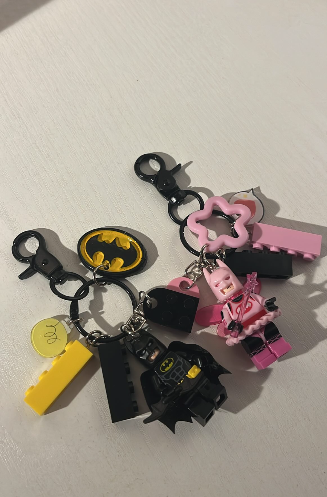 Matching batman keychains