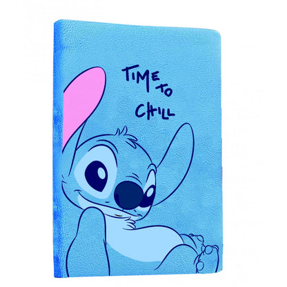 Stitch fuzzy notebook