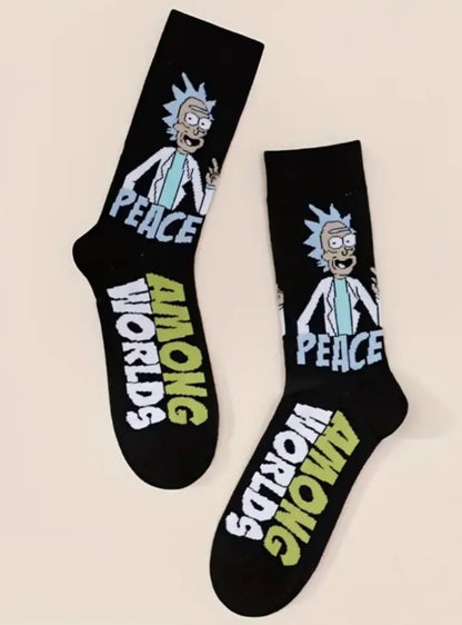 Rick and Morty socks