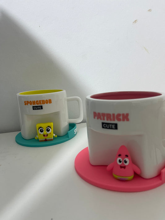 Spongebob and patrick mug