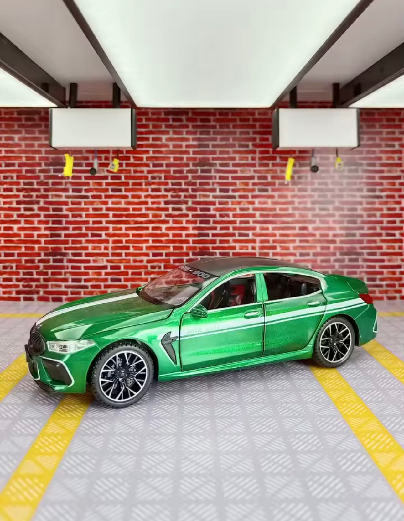 Green BMW M8 Manhart Edition Diecast Model Car - Premium Desk Decor & Collectible Gift