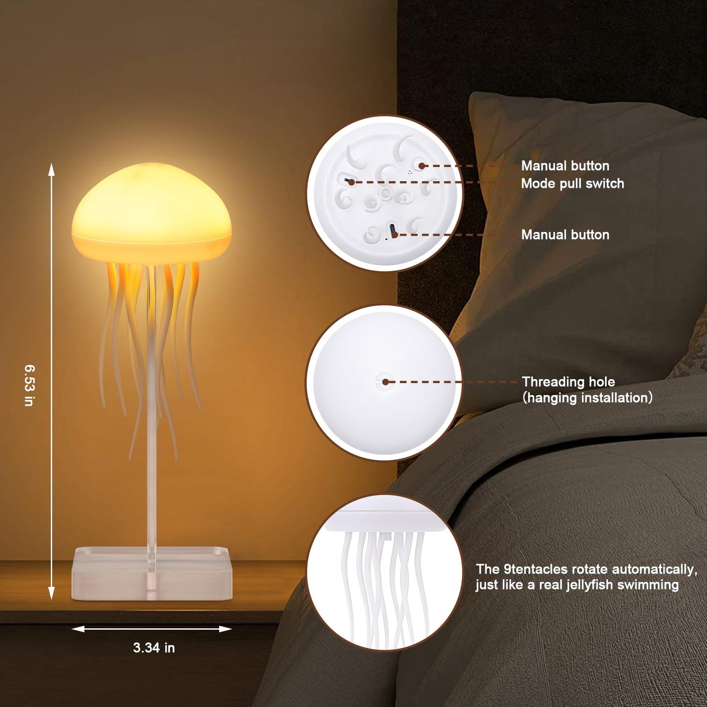 Jellyfish Lamp Light