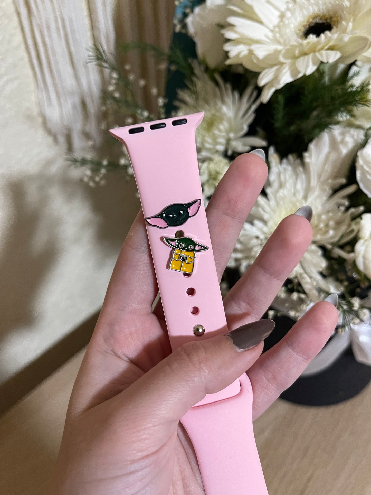 Baby Yoda Apple watch band charm