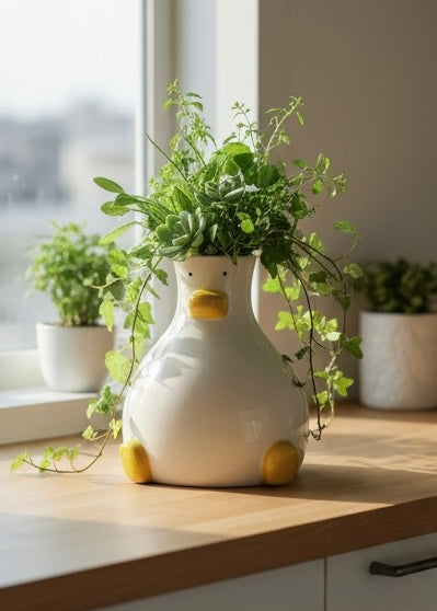 Duck vase