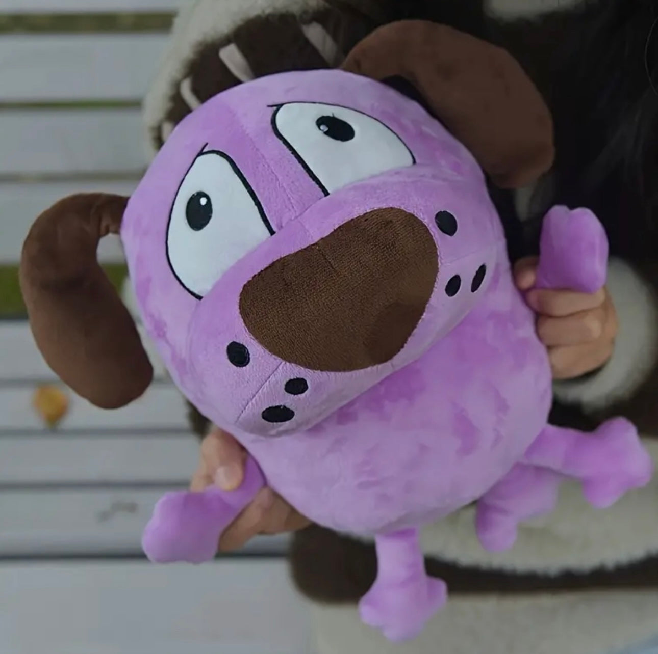 the Cowardly Dog plush