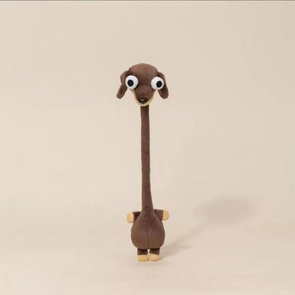 Funny Bendable Animal Plushie – Goofy Long Neck Bag Accessory & Tie-Back